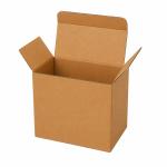 15,9x12,9x11,7 cm Karton Kutu Amerikan Kilit Kraft